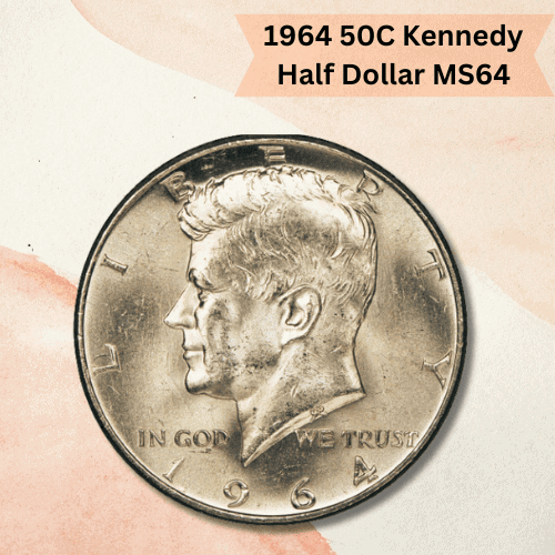 1964-50C-kennedy-half-dollar-MS64