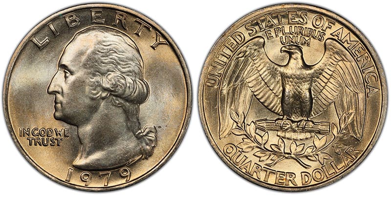 1979 Quarter Value - The main features of the 1979 Washington Quarter coin