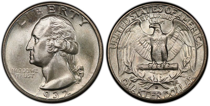 1979 Quarter Value - Washington Quarters are 1932 S MS 66