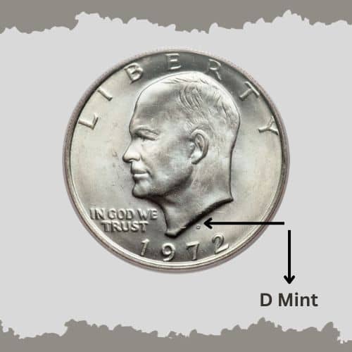 D-mint-mark-1972-eisenhower-silver-dollar