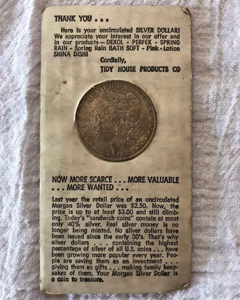 1883 Morgan Silver Dollar History
