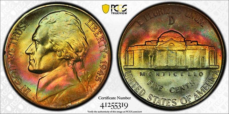 1945-D Jefferson Nickel