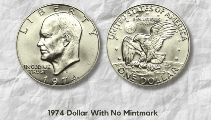 No Mintmark 1974 Dollar