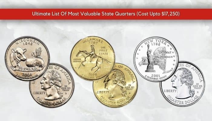 List Of Most Valuable State Quarters