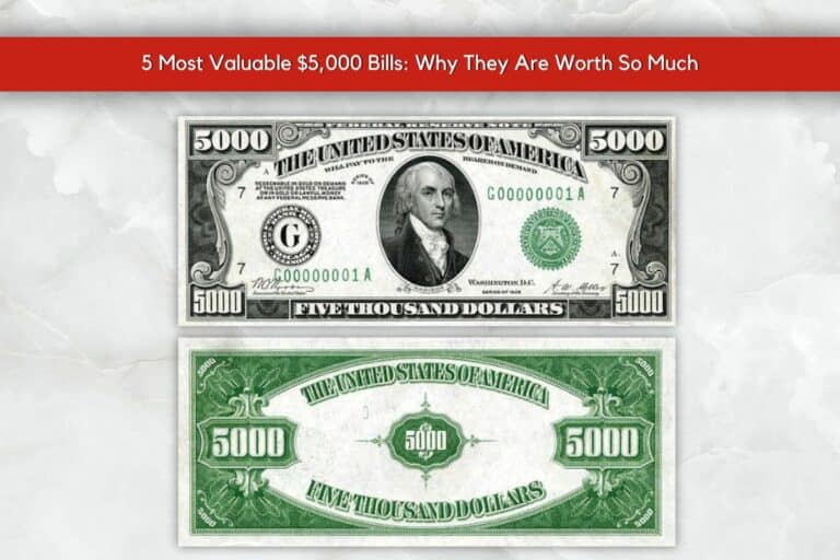 5 Most Valuable $5,000 Bills: Why They Are Worth So Much