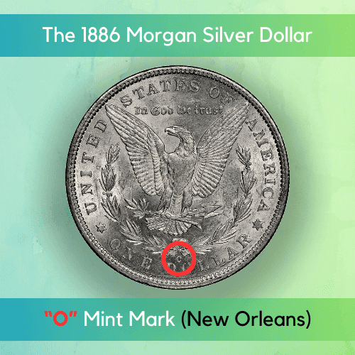 The 1886 Morgan Silver Dollar - The 1886 Morgan Silver Dollar – O Mint Mark 