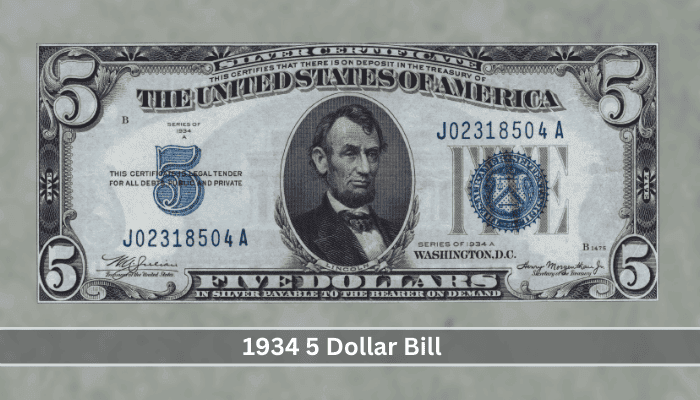 1934 5 Dollar Bill Value Chart (Worth Up to $15,600)