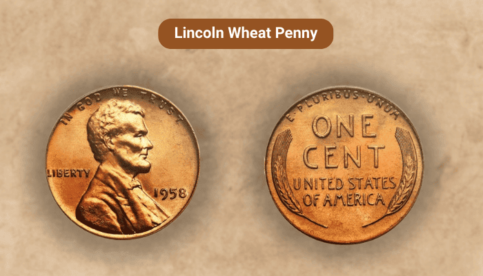 Lincoln Wheat Penny Coin