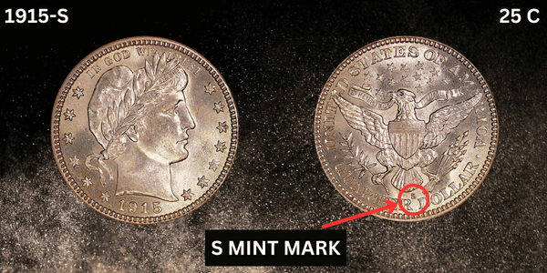 Barber Quarter Value - S mint mark