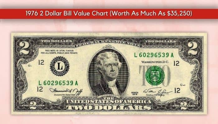 The Value Of The 1976 $2 Bills
