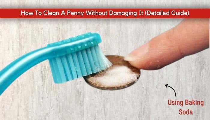 Penny Cleaning with Baking Soda