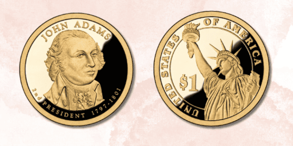 John Adams Dollar Coin: Value and Auction Records