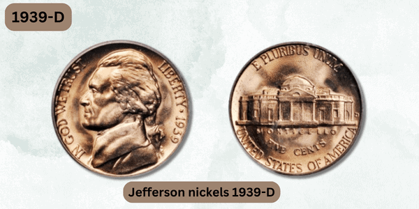Rare Nickels Worth Money - 1939-D