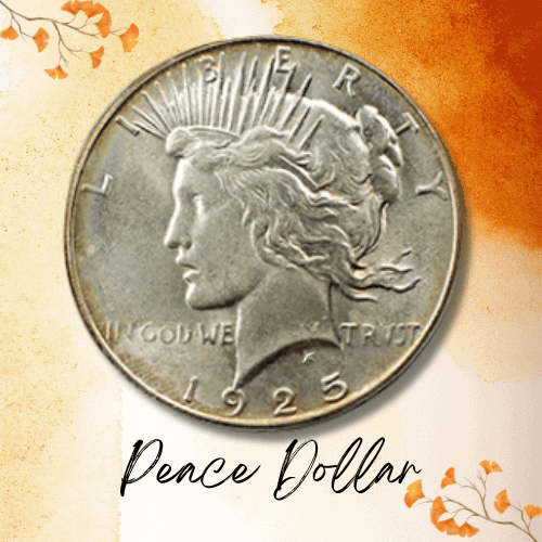 1925 silver coins value - peace dollar