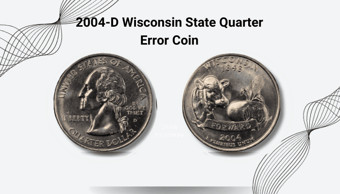 Valuable Quarters After 2000 - 2004-D Wisconsin State Quarter Error Coin