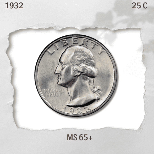 1932 Quarter Value - 1932 Washington Quarter Dollar MS65+