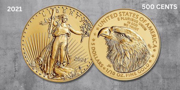 2021 American Eagle Gold Bullion Value 