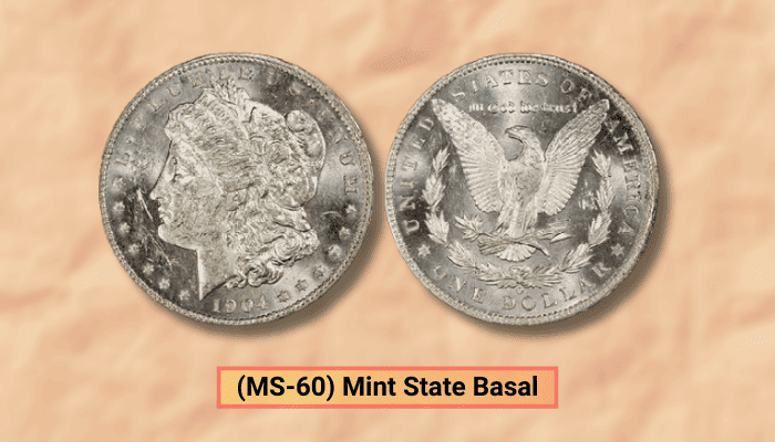 Cost To Get Coins Graded MS 60 Mint State Basal