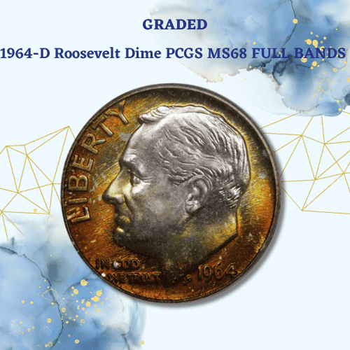 The 1964 Roosevelt Dime - Graded