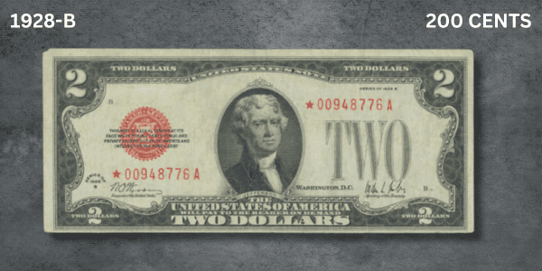 1928 $2 Bill – The 1928 $2 Bill Varieties and Their Values