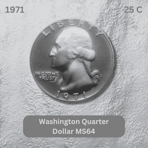 1971 Quarter Value - 1971 Washington Quarter Dollar MS64