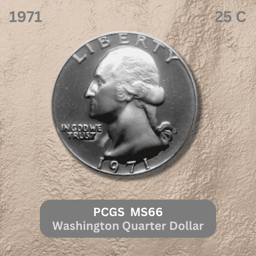 1971 Quarter Value - 1971 Washington Quarter Dollar MS66