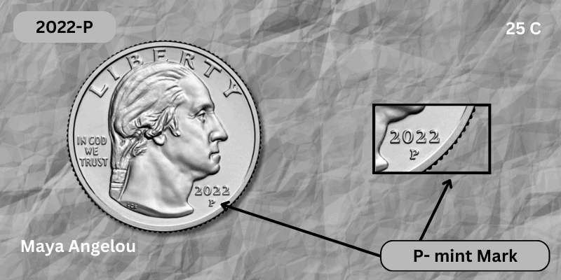 2022 Maya Angelou Quarter Value - 2022-P mint mark Quarter value