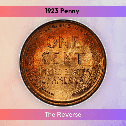 1923 Penny - the Reverse